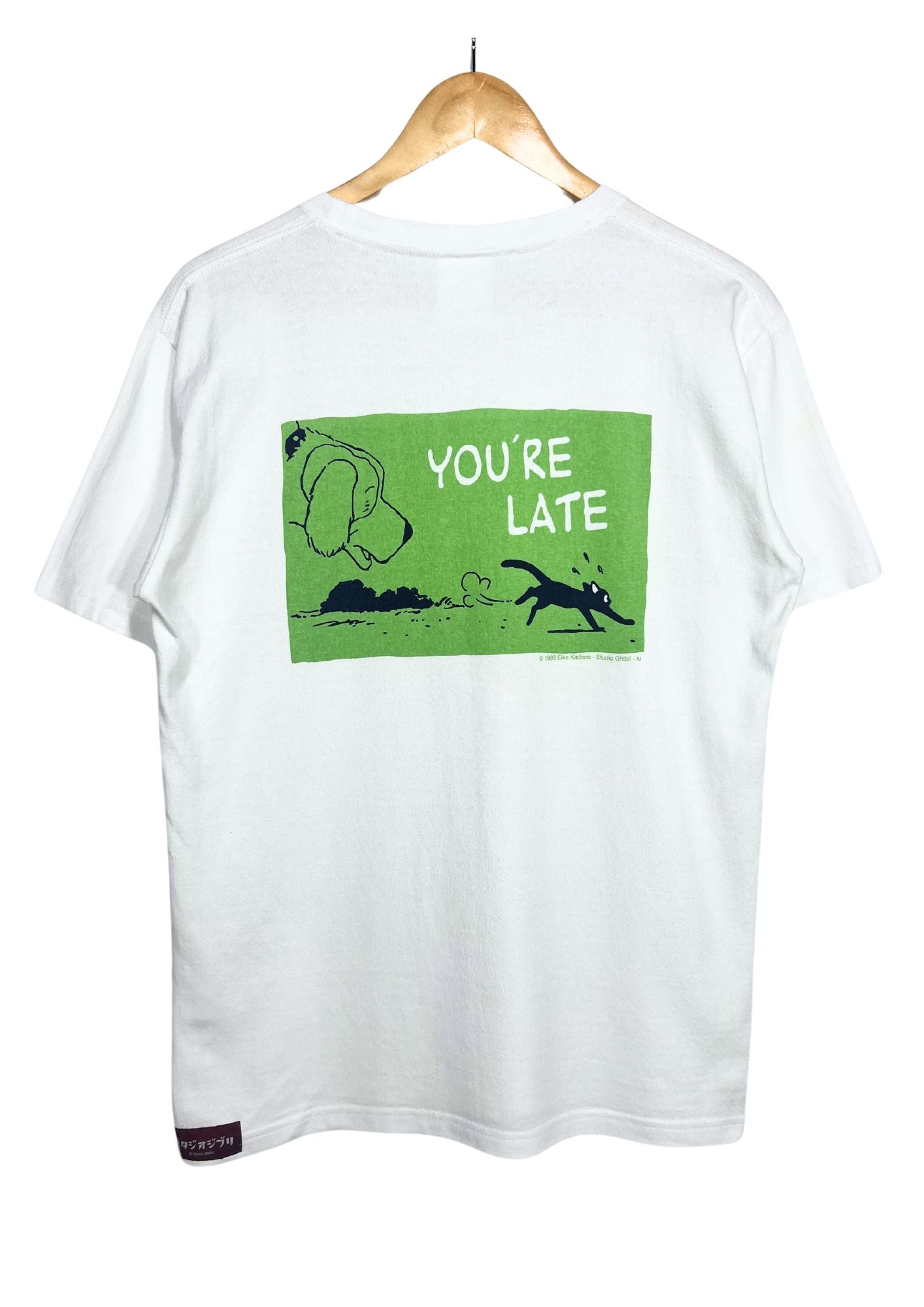 2019 Studio Ghibli Kiki's Delivery Service x GBL You're Late! Embroidered T-shirt