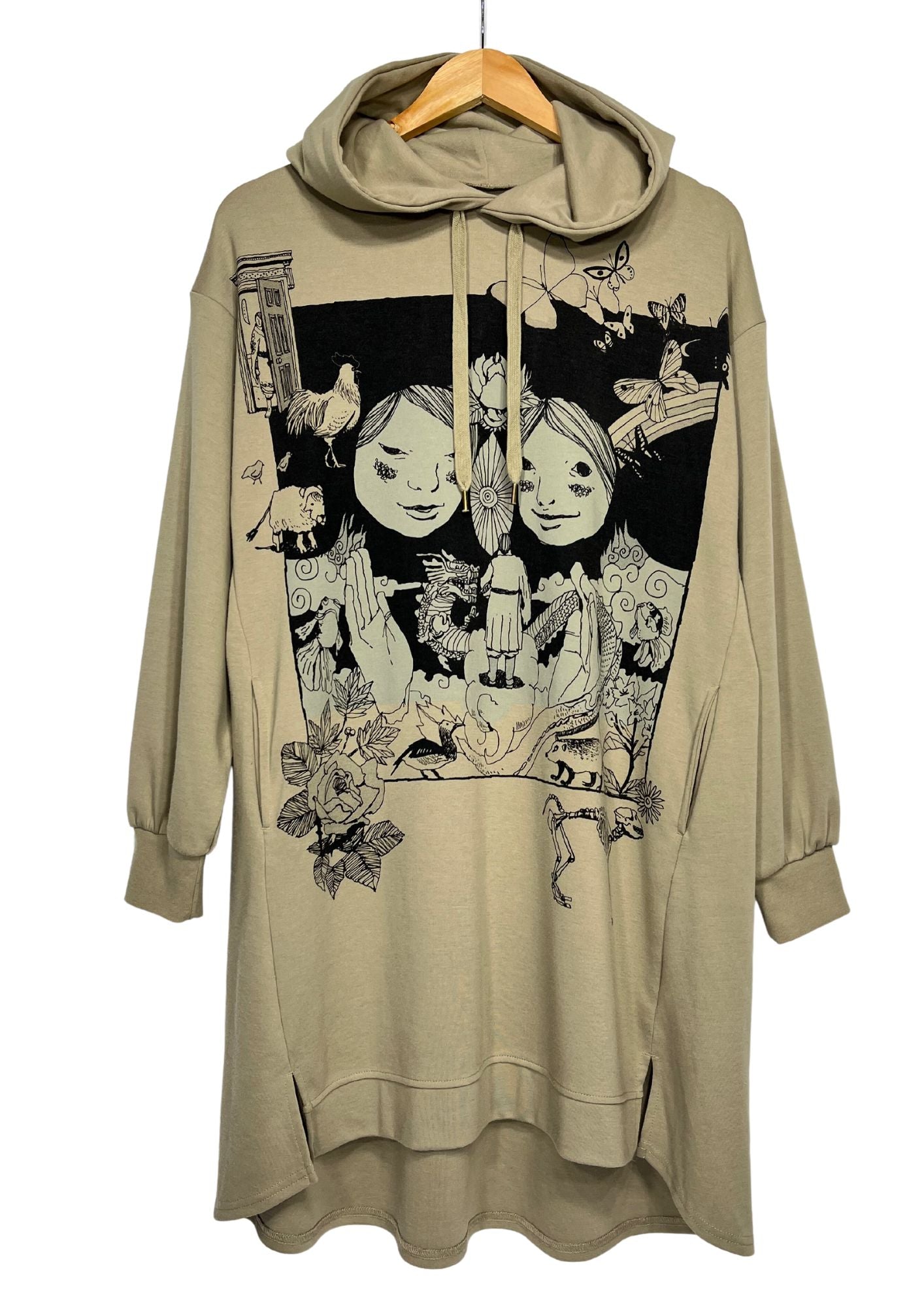 Taiyo Matsumoto No.5 x Graniph Tunic Hoodie
