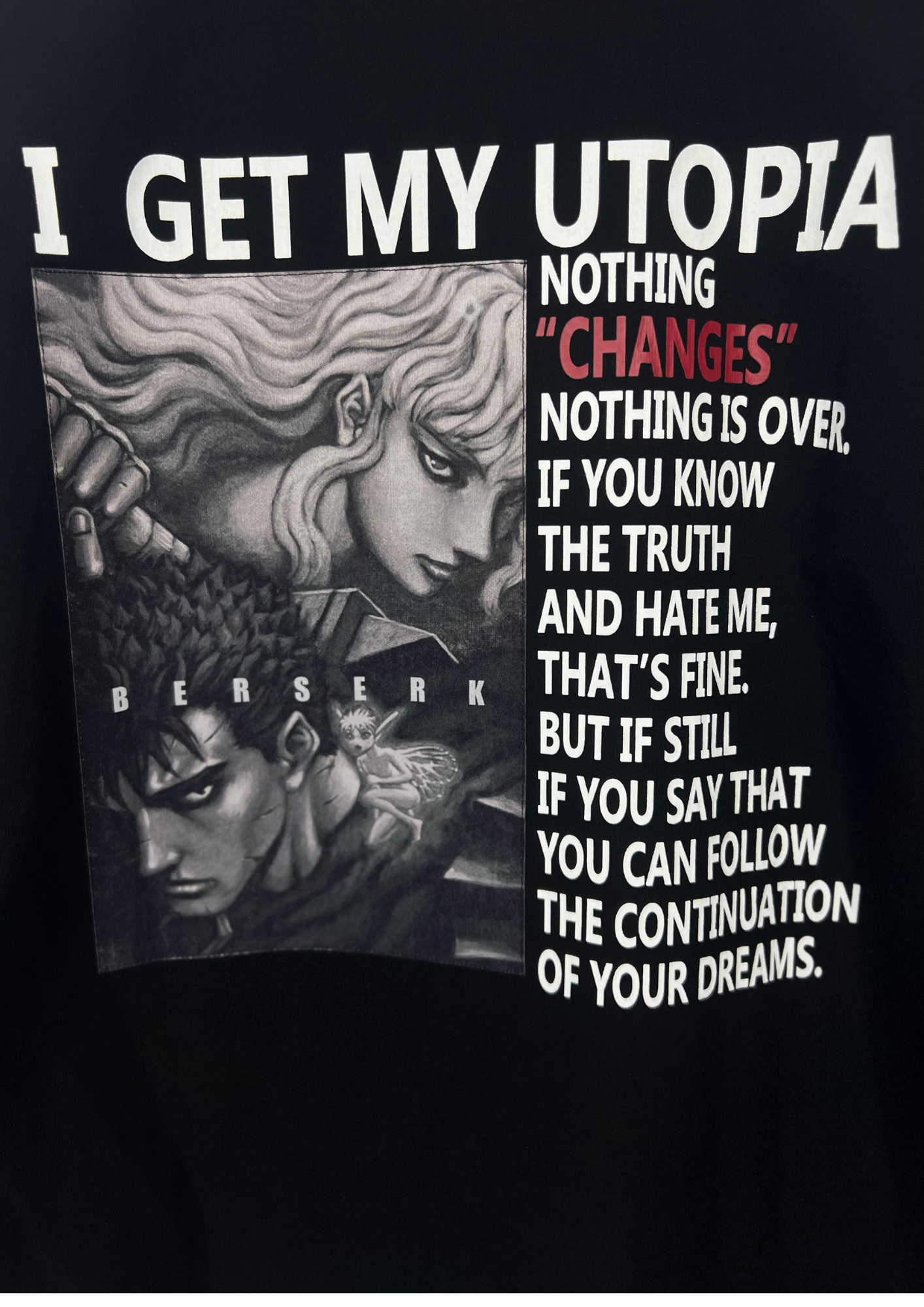 Berserk x Semantic Design I GET MY UTOPIA Coach Jacket