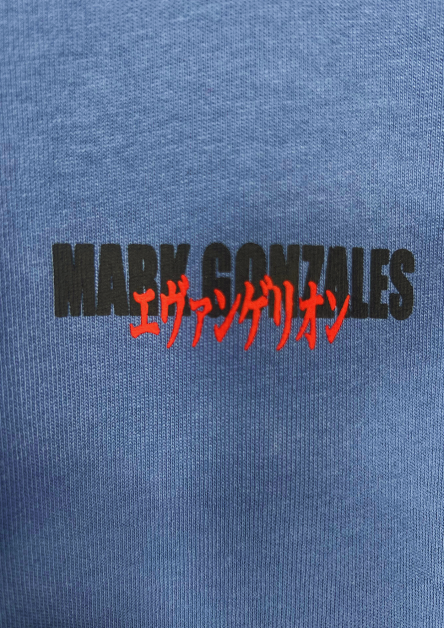 2021 Neon Genesis Evangelion x Mark Gonzales x RADIO EVA Kaworu Long Sleeve Shirt