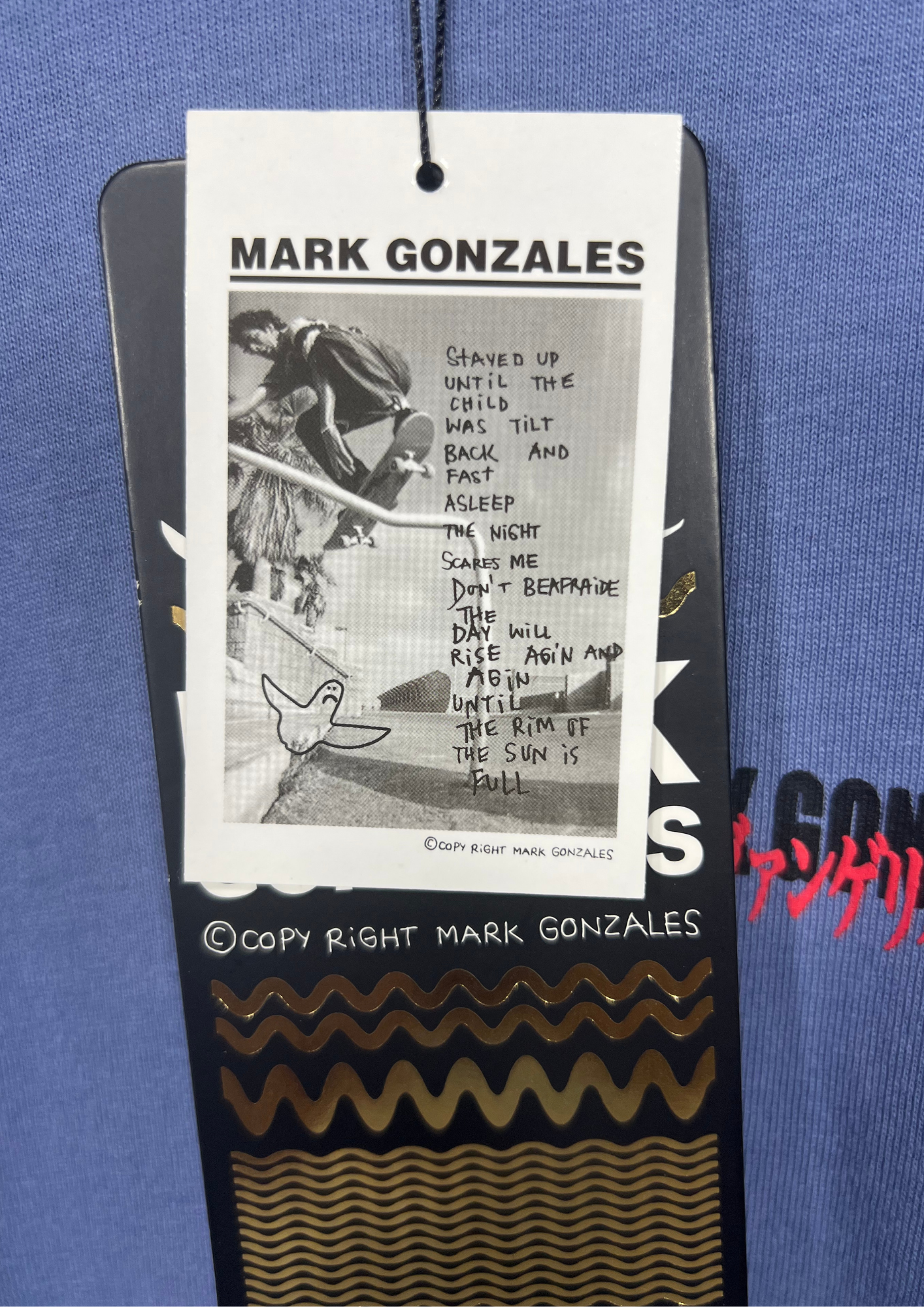 2021 Neon Genesis Evangelion x Mark Gonzales x RADIO EVA Kaworu Long Sleeve Shirt