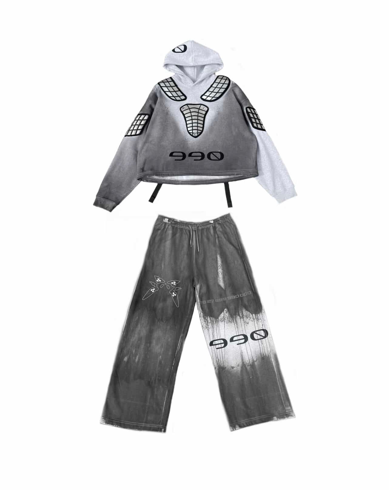 FORMULA-7 FXS DETECT 990 GRID ARMOR HOODIE / TRACK PANTS 1/1