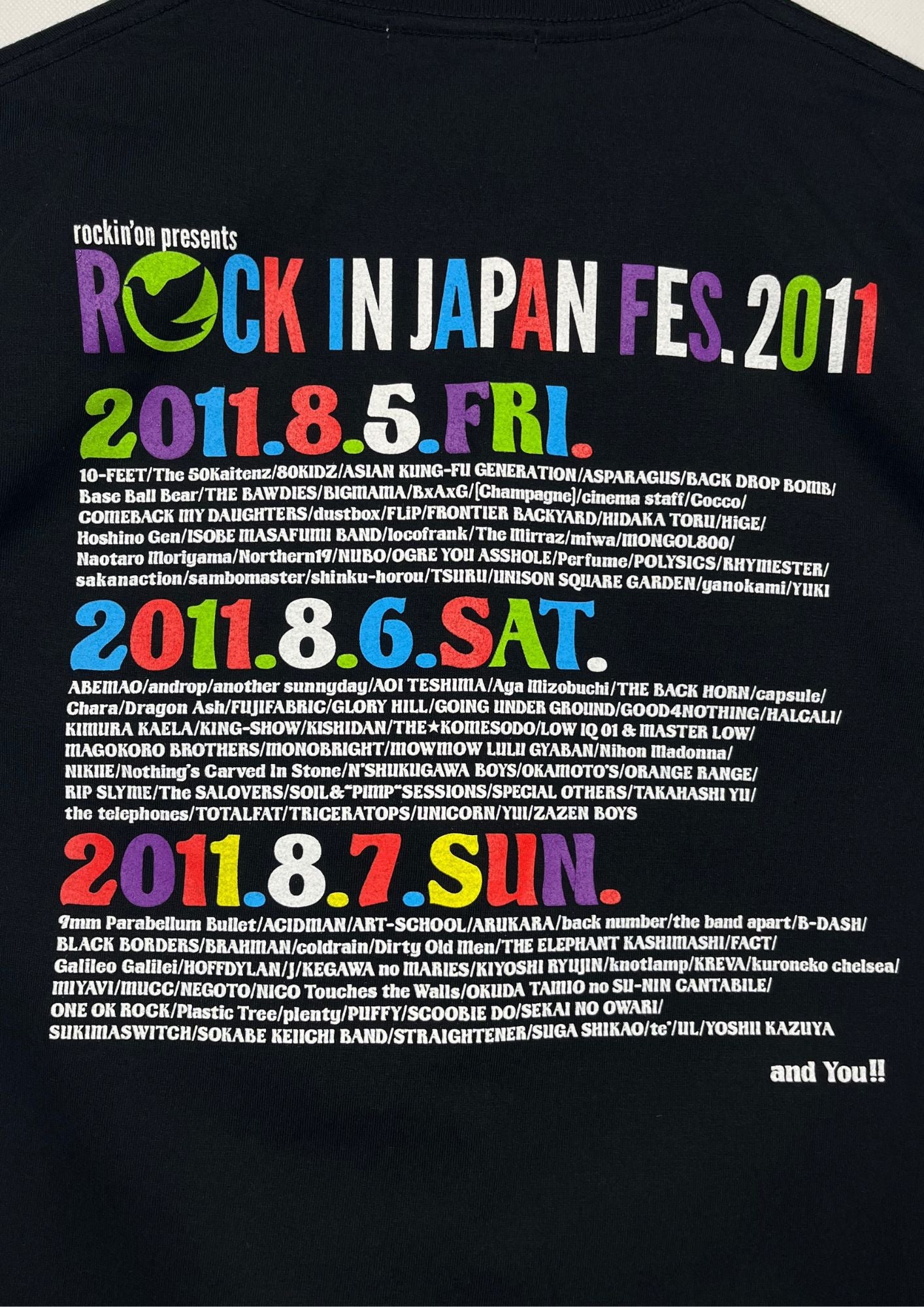2011 My Neighbour Totoro x Rock On Live Makurokurosuke T-shirt