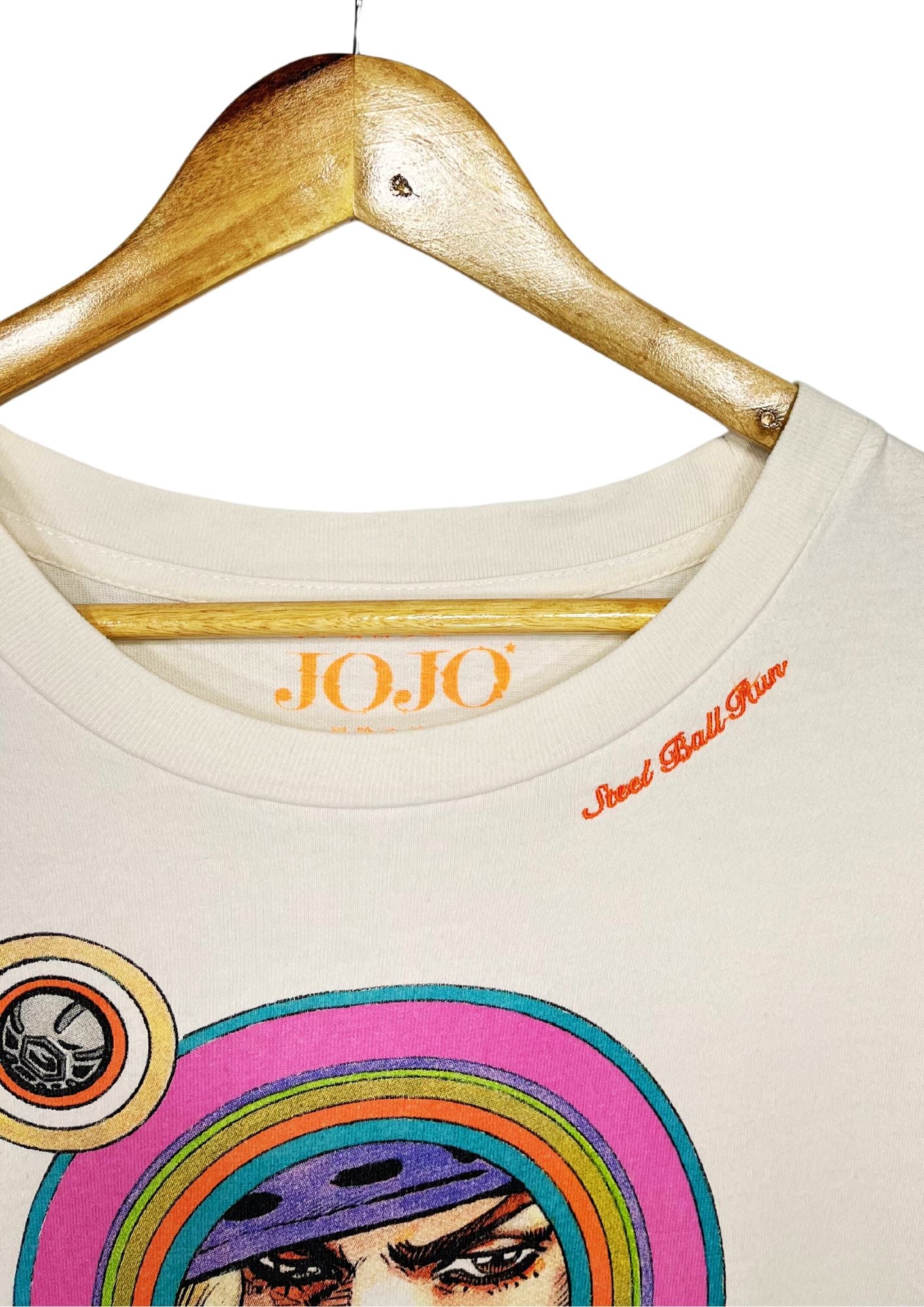 2012 Jojo's Bizarre Adventure Steel Ball Run x Hirohiko Araki Jojo Exhibition Gyro Zeppeli and Johnny Joestar T-shirt