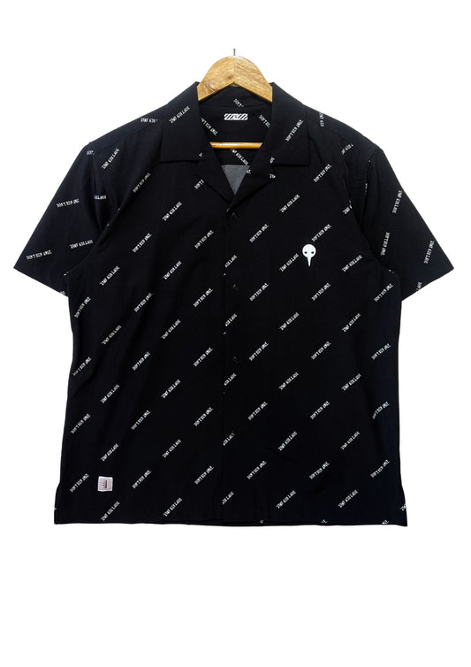 2020 Neon Genesis Evangelion x GU 'Don't Run Away' Button Up Shirt (M)