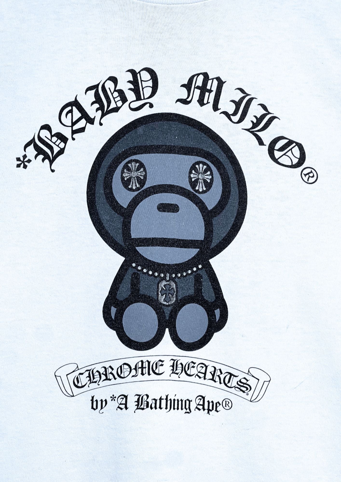 2009 Chrome Hearts x A BATHING APE BABY MILO 'Baby Milo' T-shirt (M)