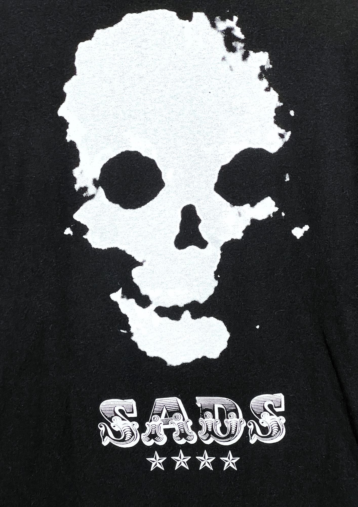 90s Vintage Japanese Band SADS 'Skull' T-shirt (S)