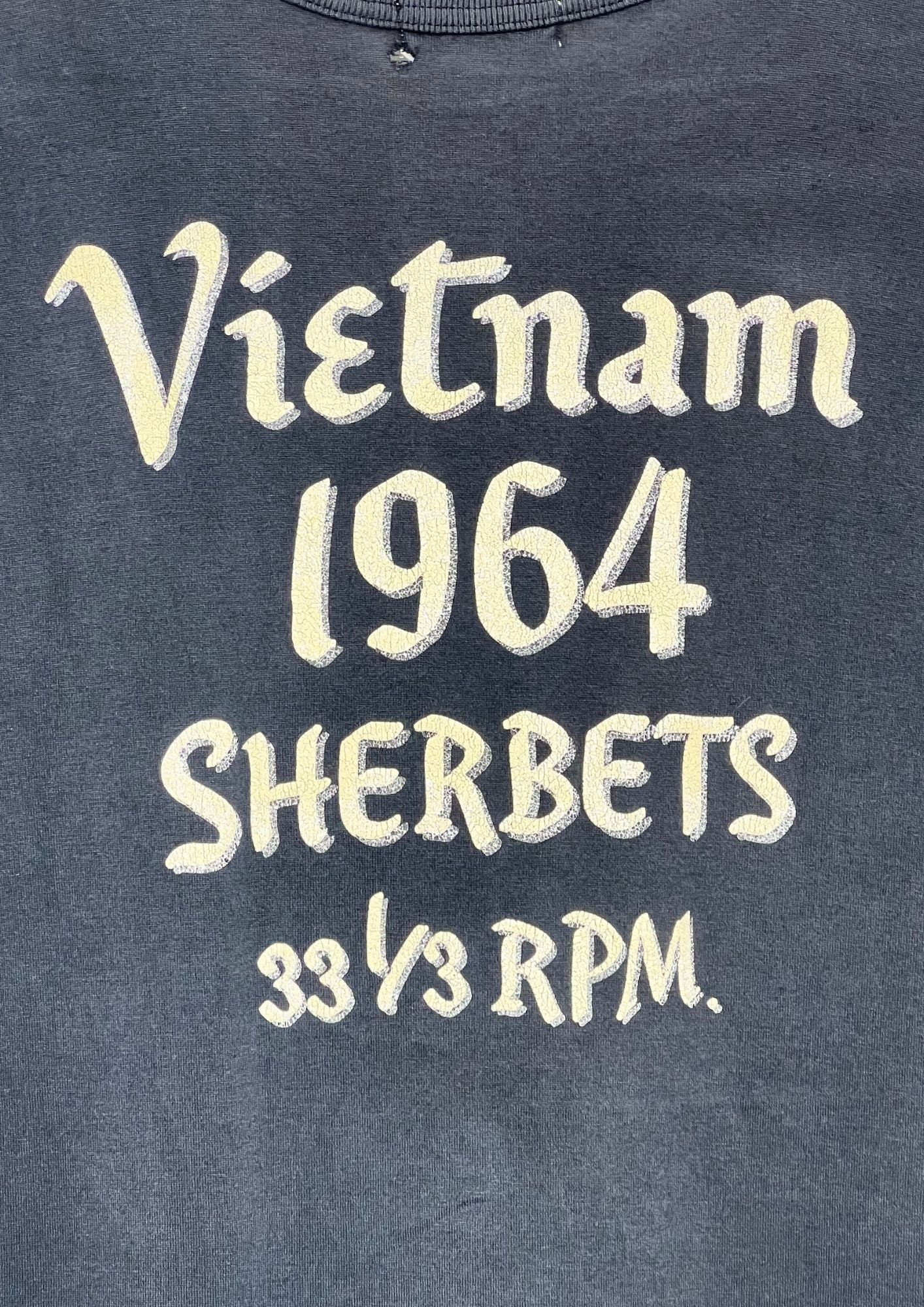 2001 SHERBETS Kenichi Asai 'Vietnam 1964' Japanese Band T-shirt