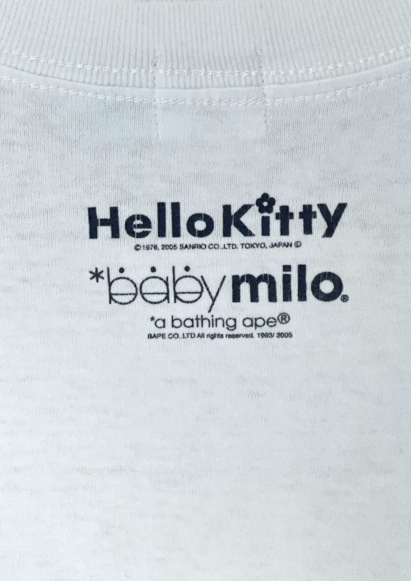Hello Kitty x A Bathing Ape Baby Milo Vintage T-shirt