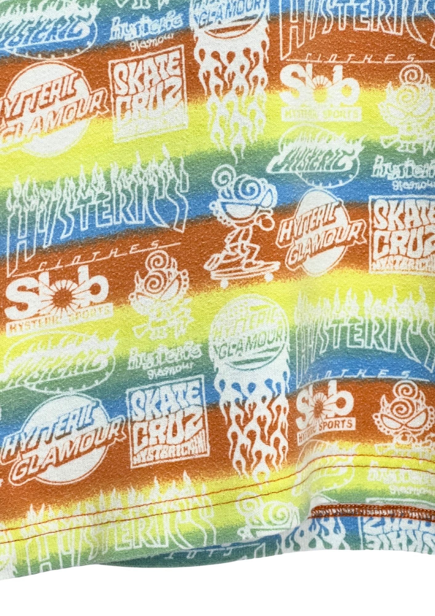 Y2K HYSTERIC MINI by HYSTERIC GLAMOUR 'Skate Brand Logos' Baby L/S Shirts (Ladies S-M)