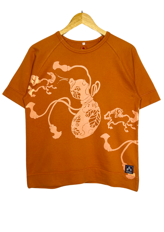 CHIKIRIYA 'Gourd' Half Sleeve Sweat T-shirt