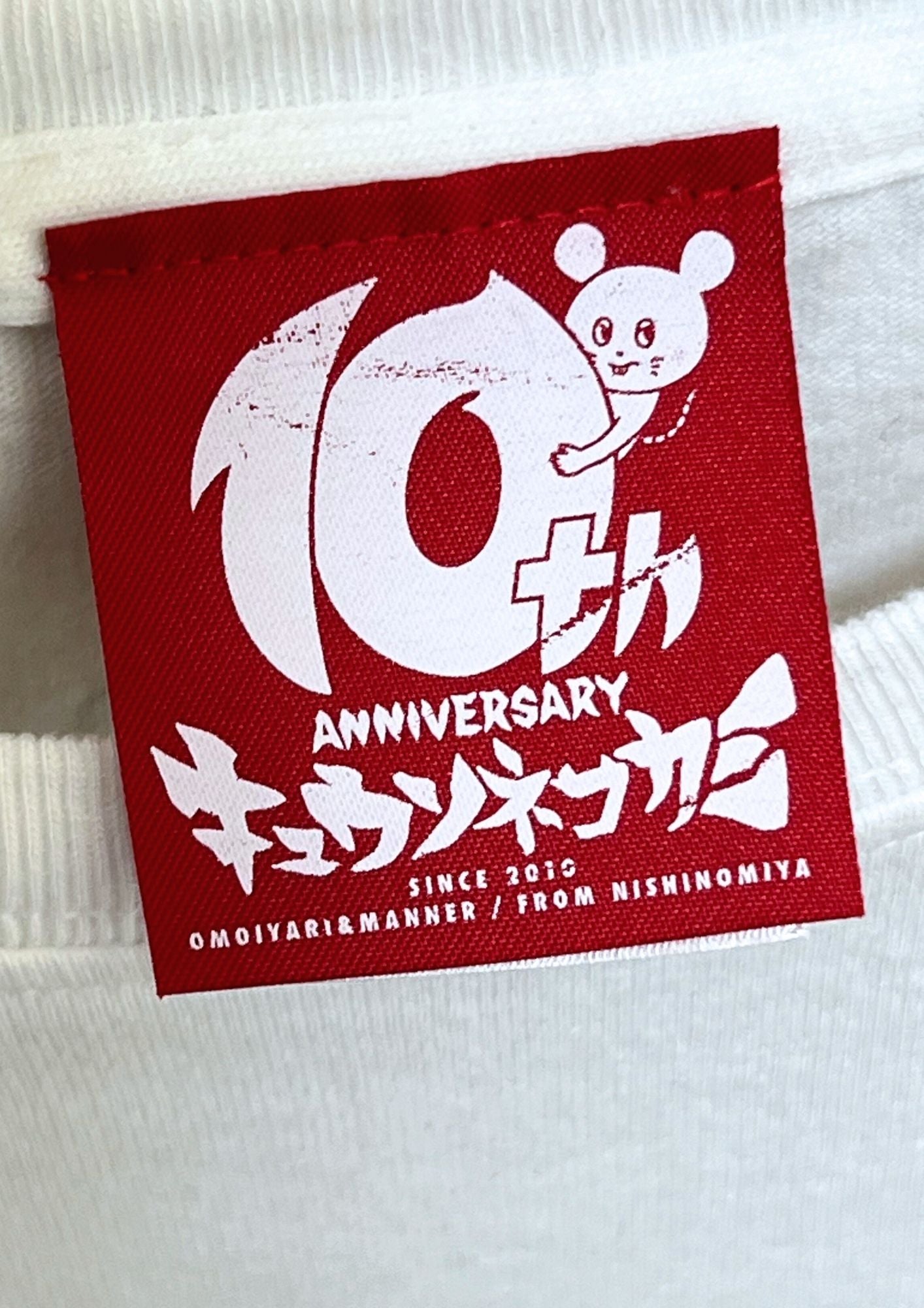 KYUSO NEKOKAMI '10th Anniversary' Japanese Band T-shirt (M Oversize)