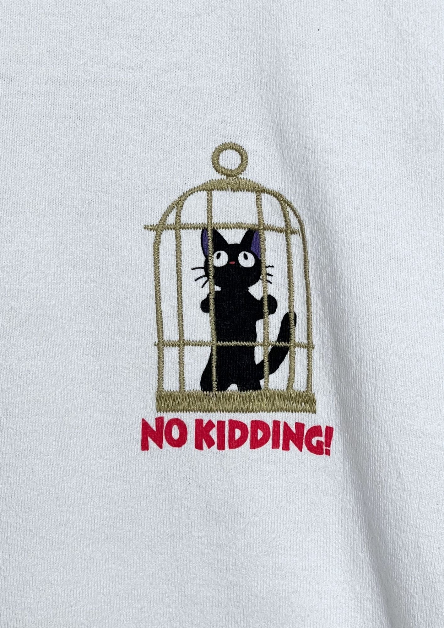 2019 Studio Ghibli Kiki's Delivery Service x GBL You're Late! Embroidered T-shirt