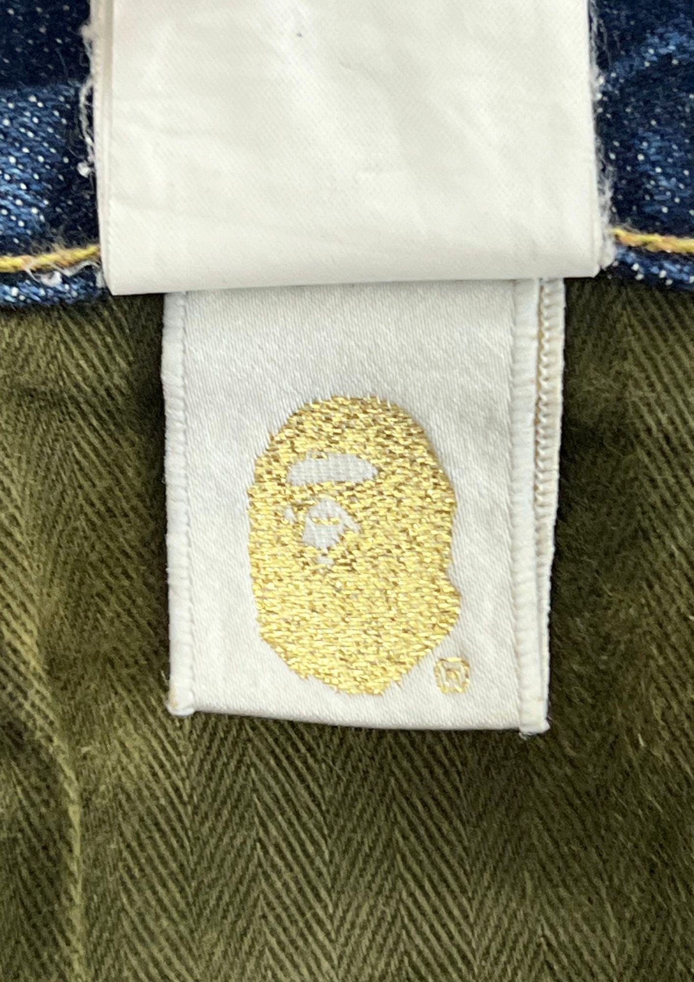 2010s BAPE Baby Milo Embroidered Denim Shorts