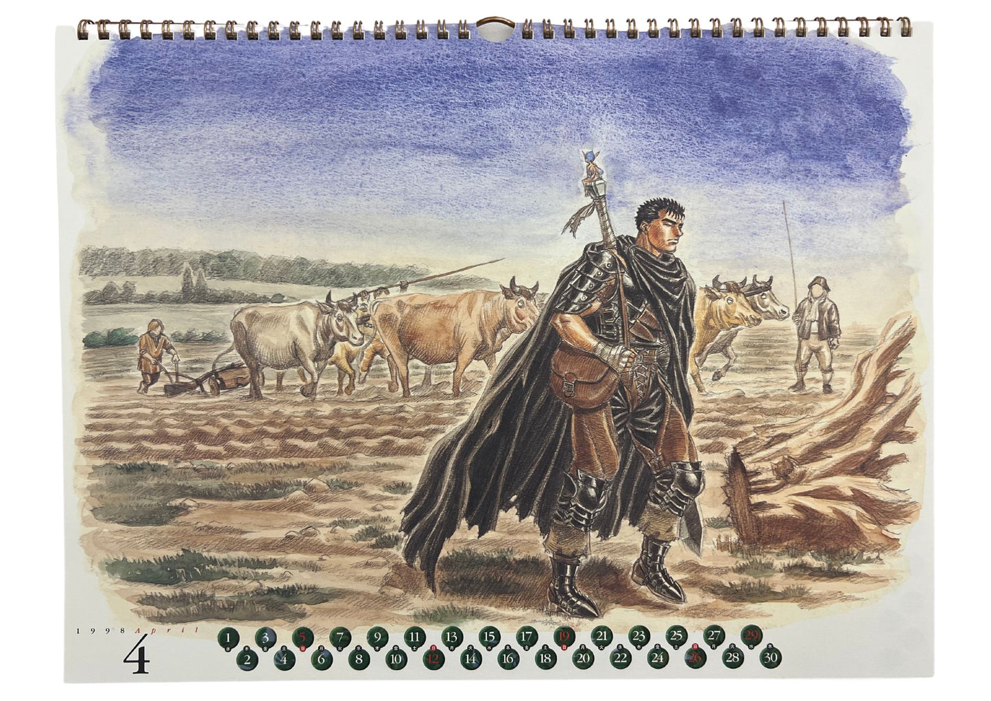 Berserk 1998 Calendar Kentaro Miura