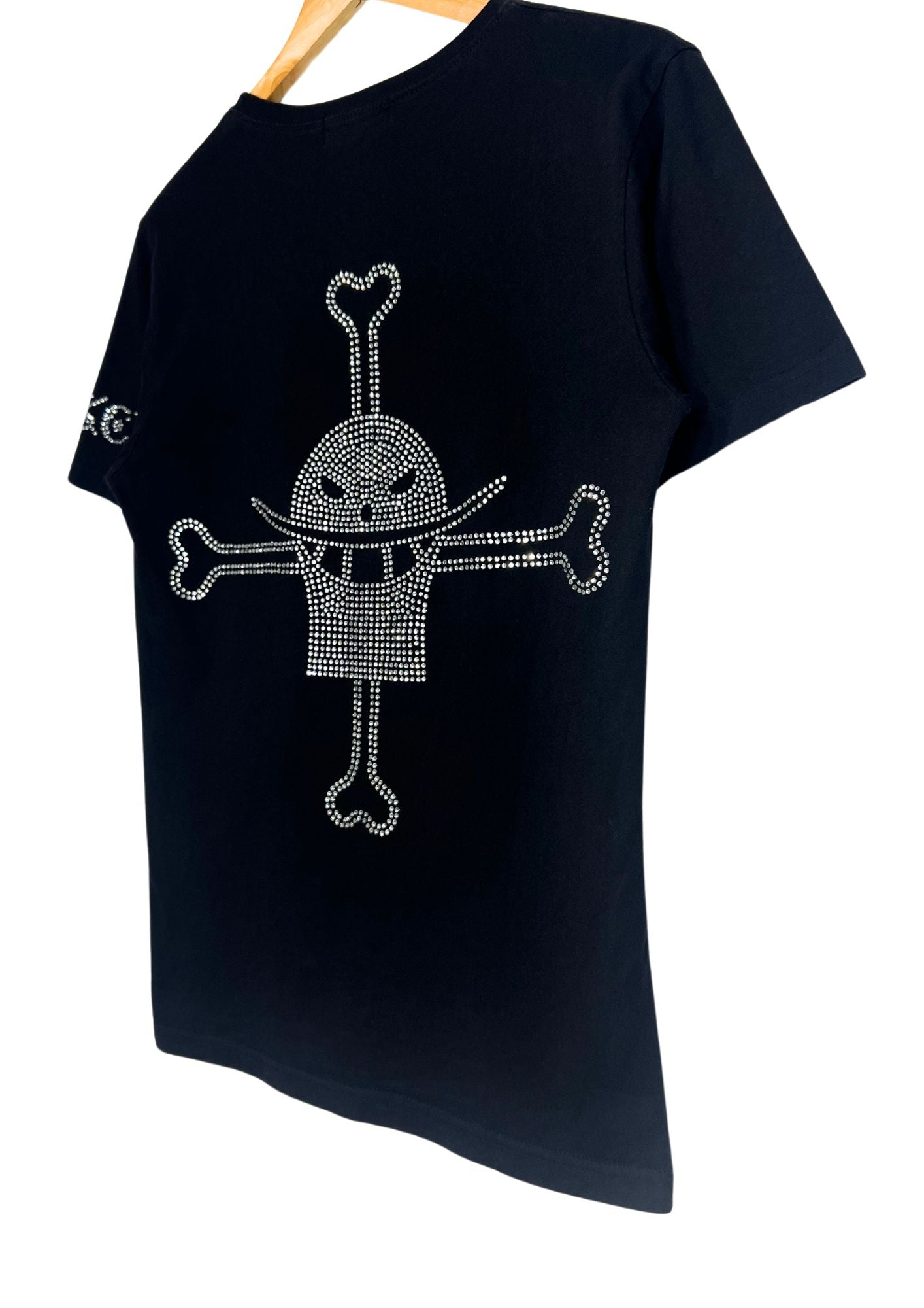2010 One Piece x VICE FAIRY Rhinestones Ace T-shirt
