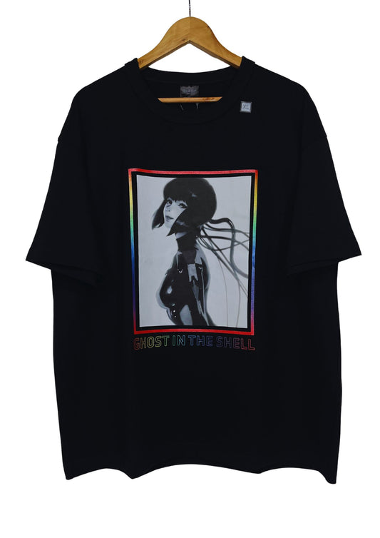 Rain Street Ghost in the Shell v2 Size XL Motoko Cyborg Splitface Anime GITS Tee Rain Street Ghost in the Shell v2 Size XL Motoko Cyborg Splitface Anime GITS Tee
