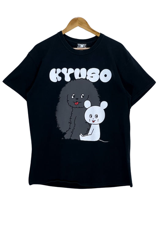 2018 KYUSO NEKOKAMI 'Poodle & Mouse' Japanese Band T-shirt (M-L)