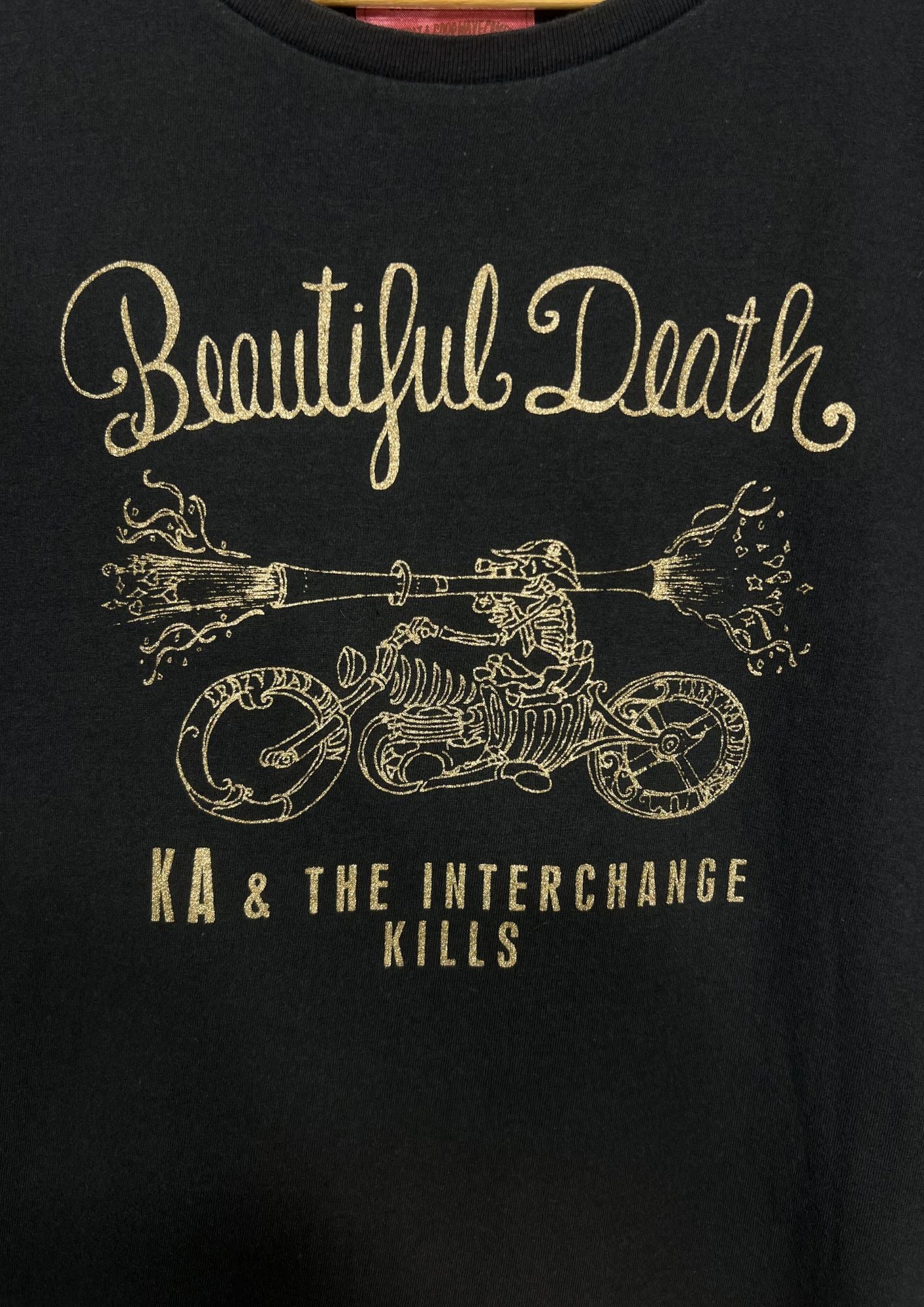 2016 KENICHI ASAI & THE INTERCHANGE KILLS 'Beautiful Death' Japanese Band T-shirt
