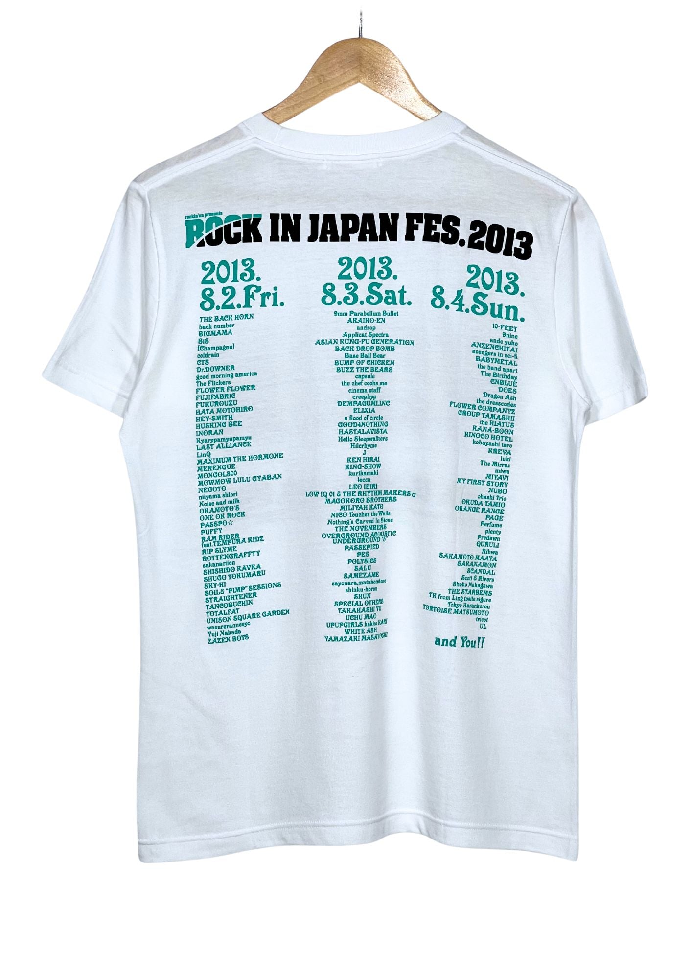 2013 Studio Ghibli Princess Mononoke x Rockin'on Rock in Japan Fes.Totoro T-shirt