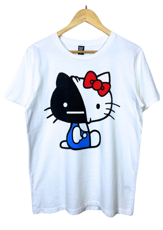 2010 Hello Kitty x Graniph 'Black and White Kitty' T-shirt (M)