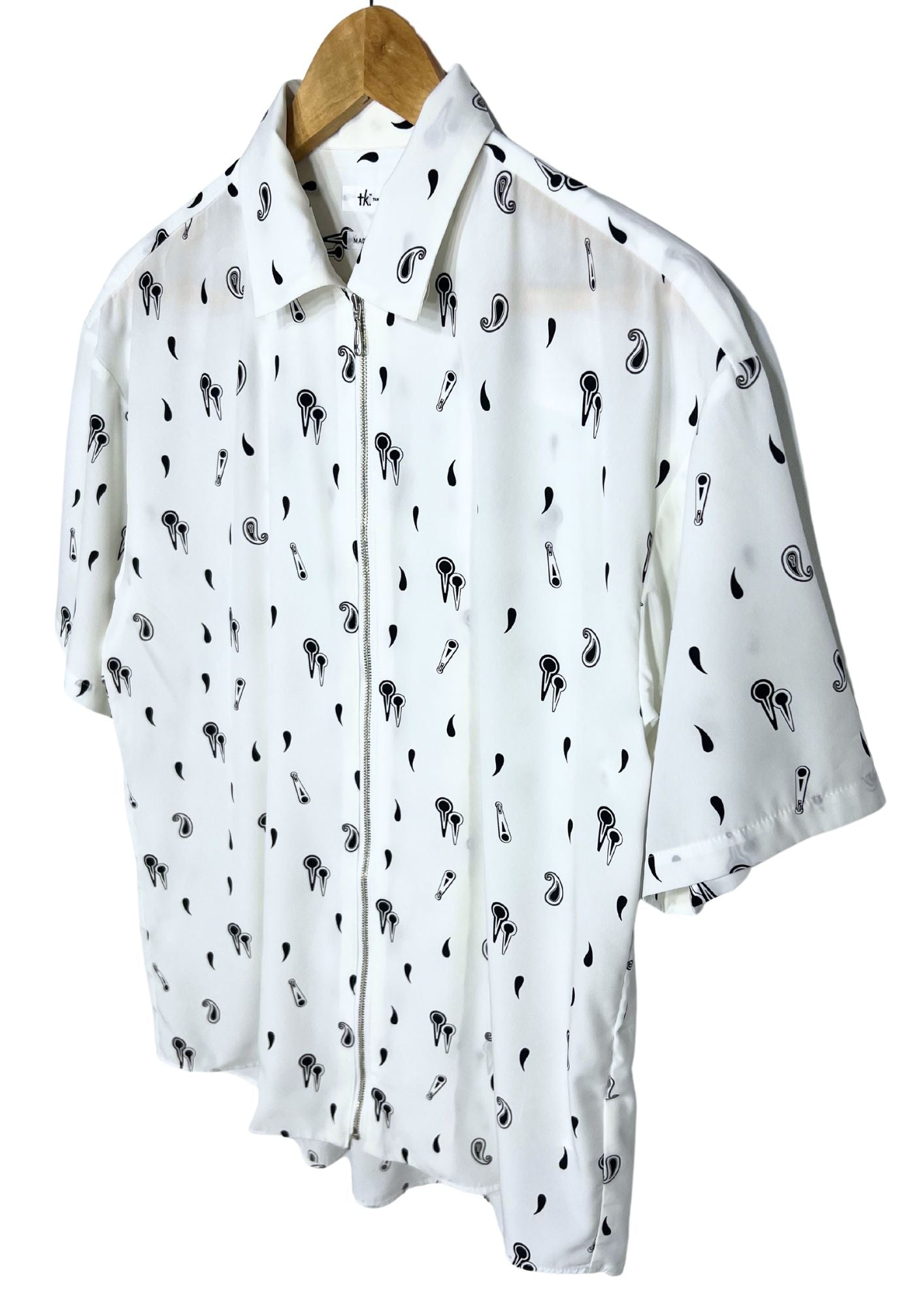 2019 JoJo's Bizarre Adventure x tk Takeo Kikuchi Bruno Bucciarati S/S Zip-Up Shirts