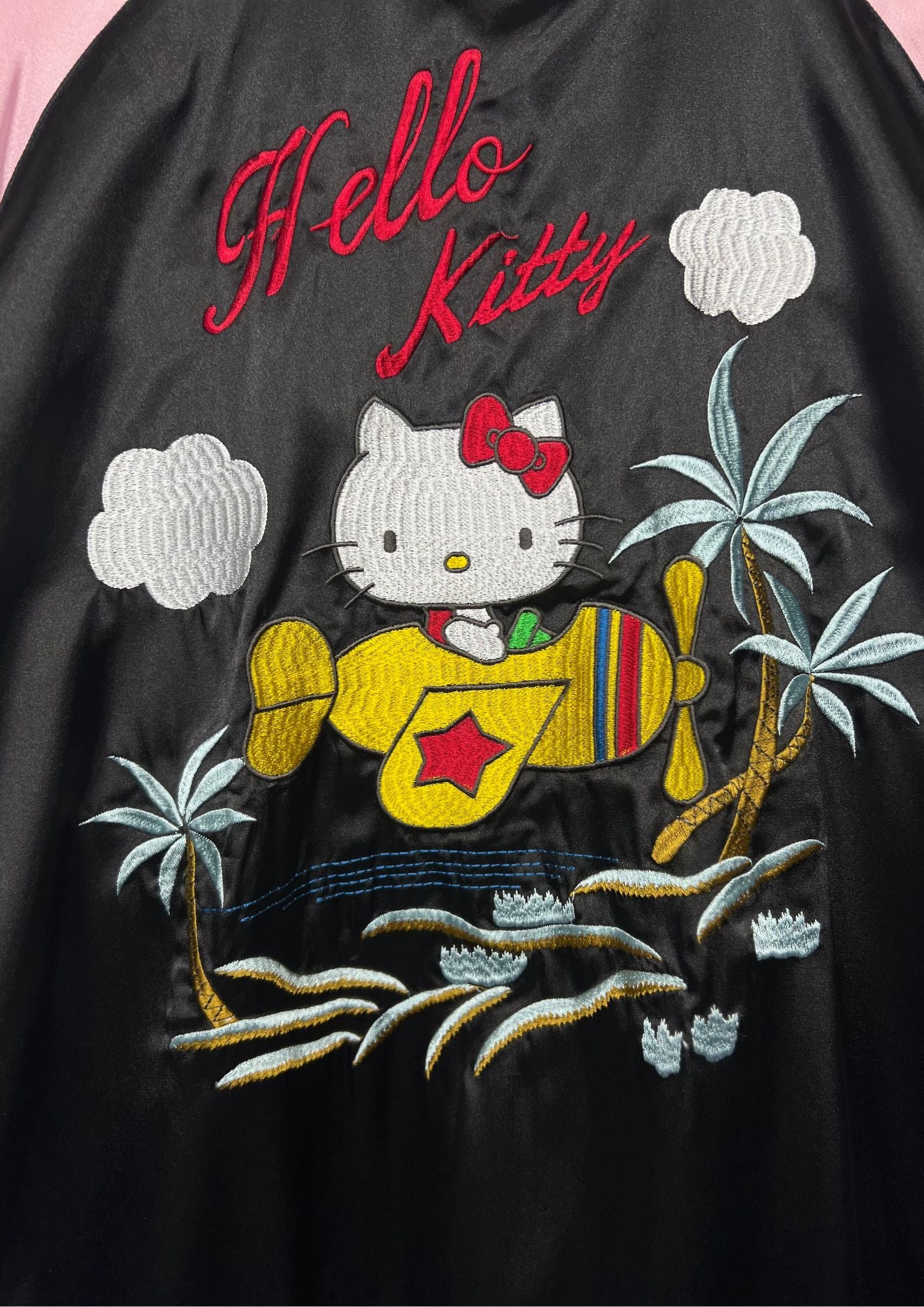 Hello Kitty x Ten Strike Flying Kitty Embroidered Sukajan