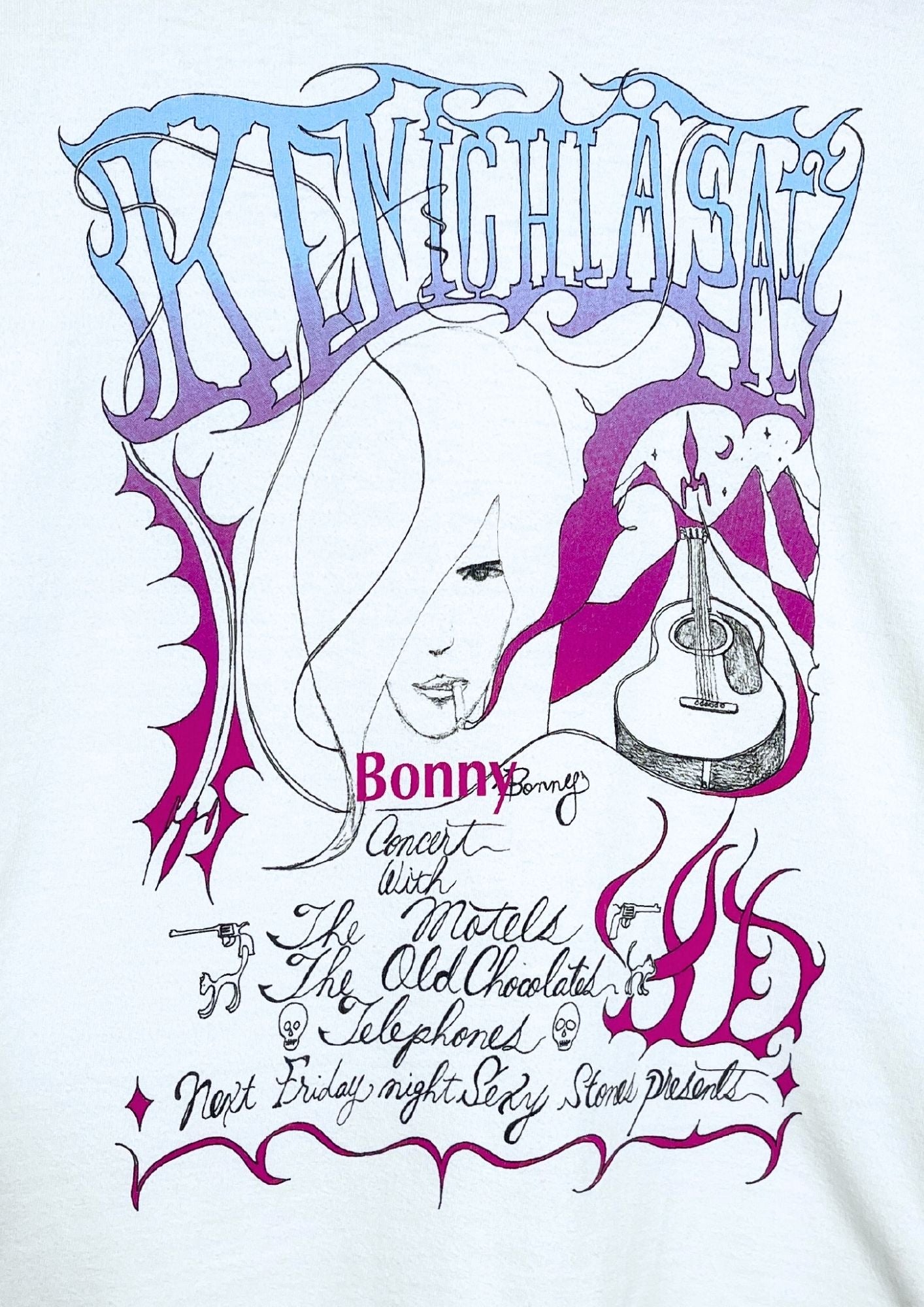2005 KENICHI ASAI 'Bonny Bonny' Japanese Rock Band T-shirt