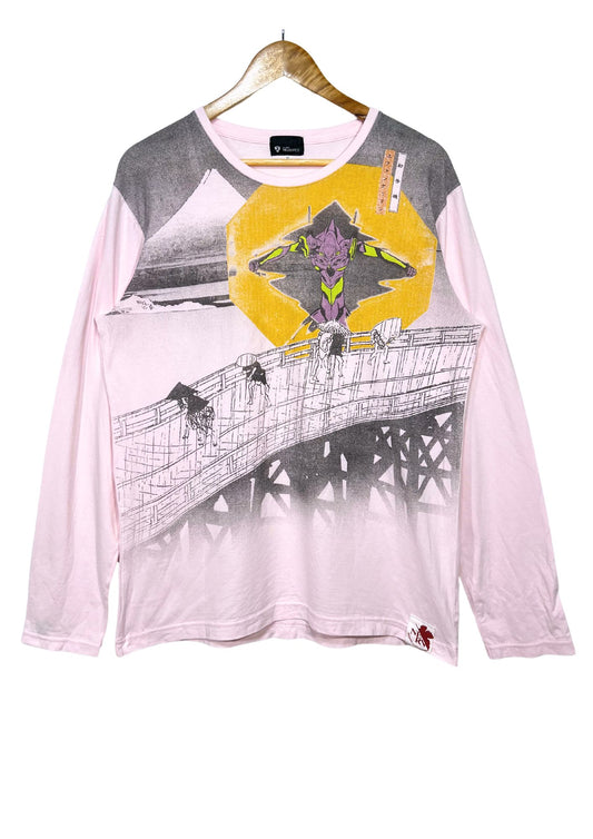 2011 Neon Genesis Evangelion x TK MIXPICE 'Hokusai Ukiyo-e EVA1' L/S Shirts (L)