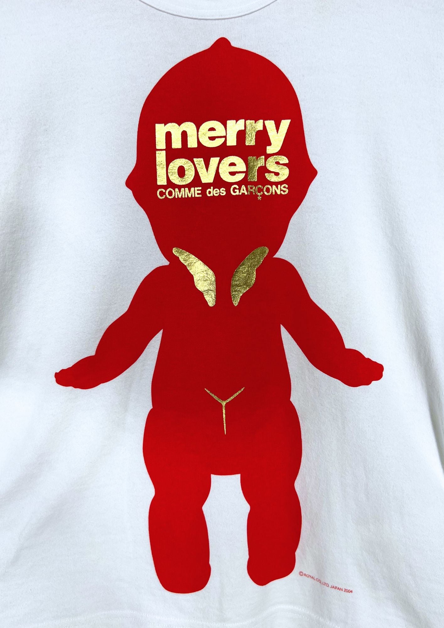 2004 COMME des GARÇONS Merry Lovers Kewpie T-shirt