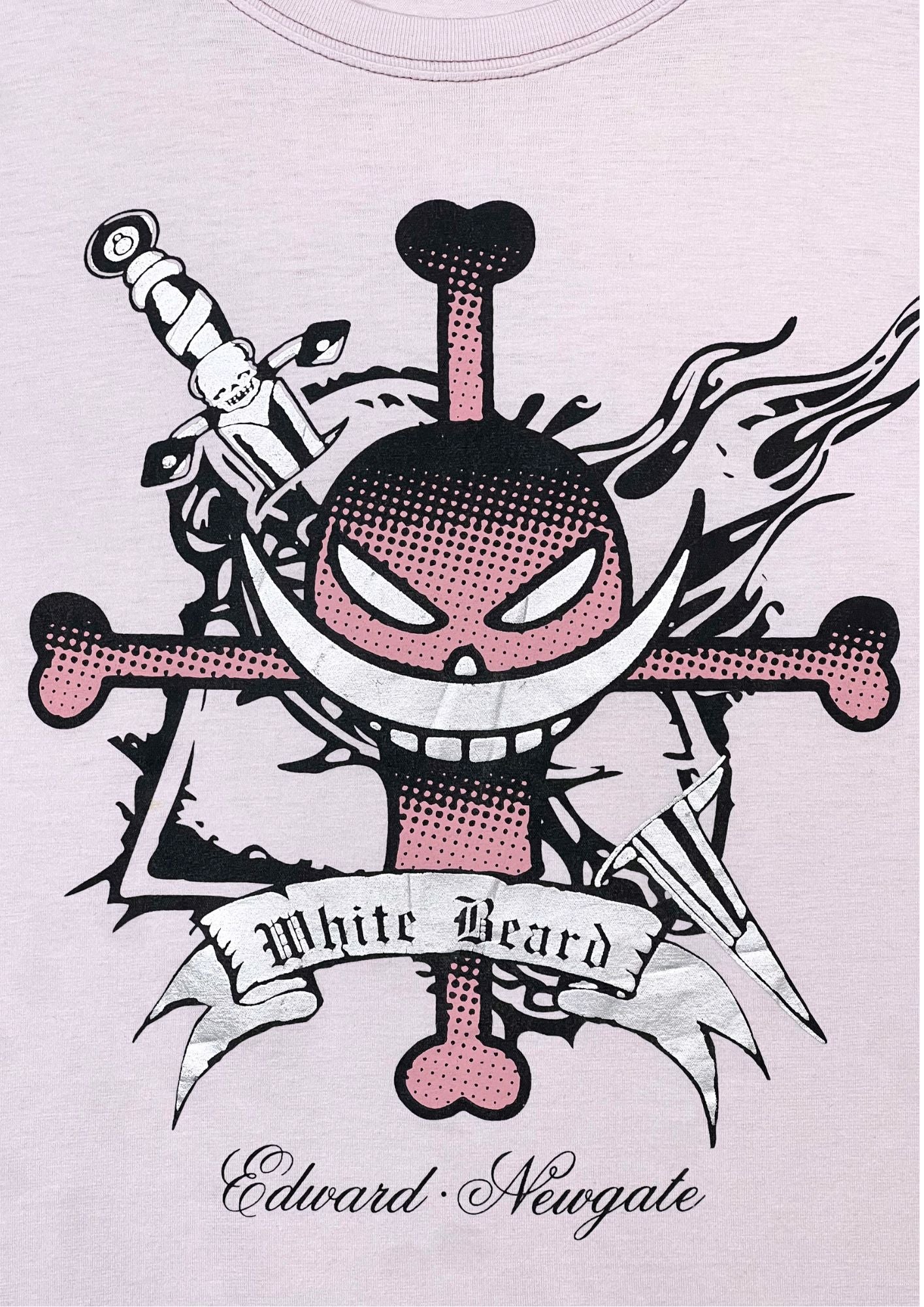 2010s One Piece x TK MIXPICE 'White Beard Edward Newgate' T-shirt (M)