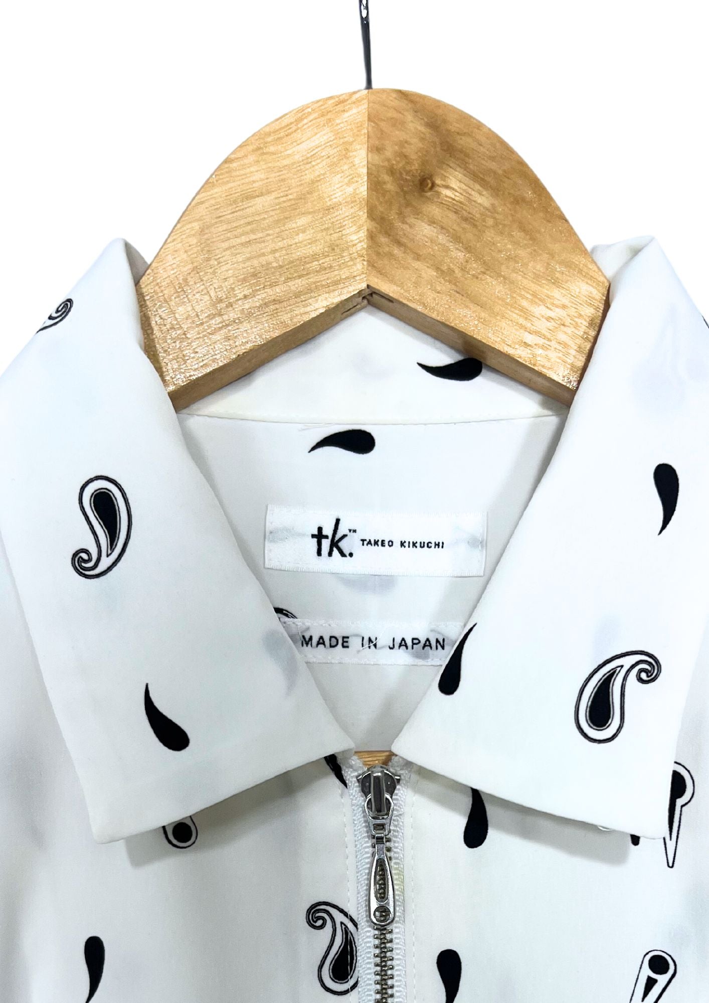 2019 JoJo's Bizarre Adventure x tk Takeo Kikuchi Bruno Bucciarati S/S Zip-Up Shirts