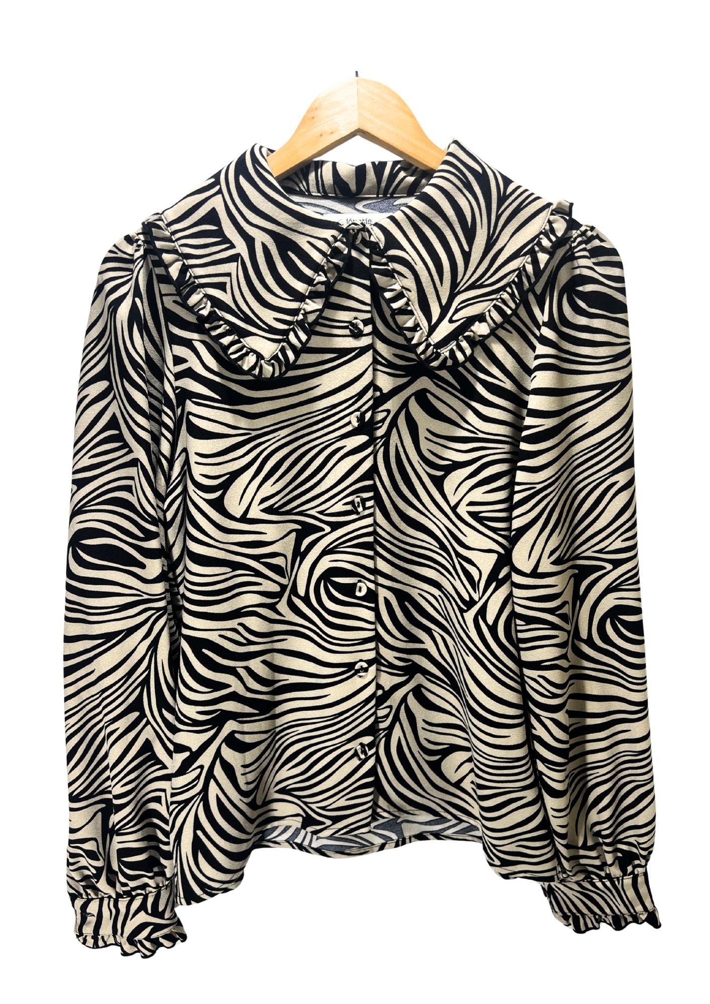 jouetie Japanese Brand Zebra Pattern Shirts (Ladies M-S)