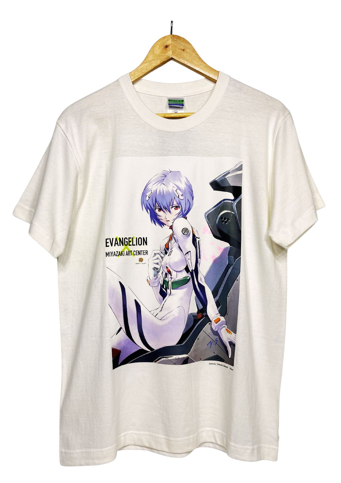 Neon Genesis Evangelion x Miyazaki Art Centre Evangelion Exhibition Rei T-shirt