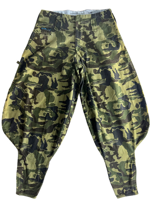 2010s TORAICHI Japanese Tobishozoku Camo Baggy Pants (32")