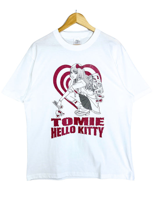 2024 Junji Ito x Hello Kitty Pop-Up Store Limited 'Gal Tomie' T-shirt (XL-XXL)