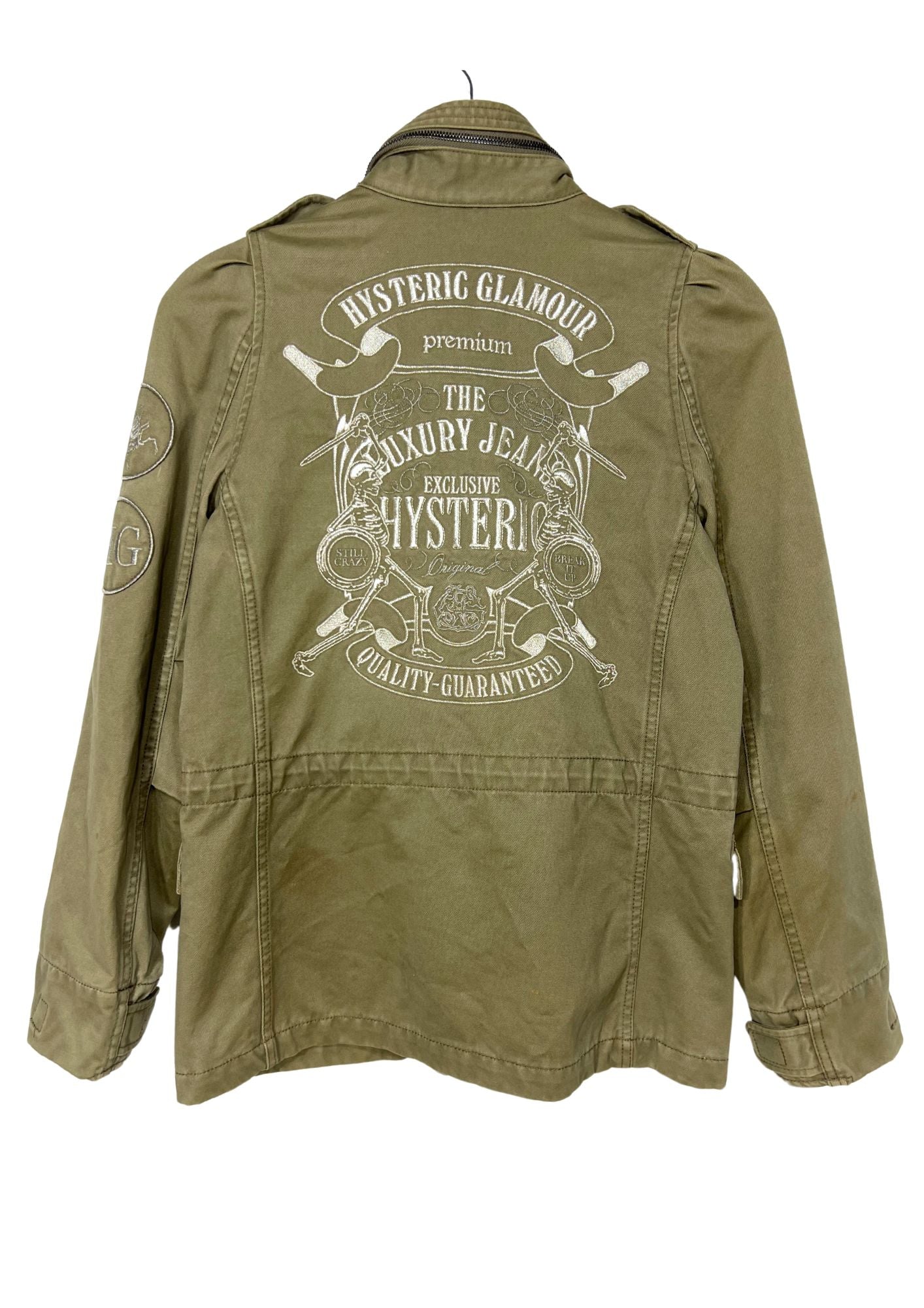 2000s HYSTERIC GLAMOUR Embroidered Military Jacket