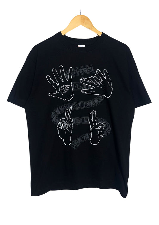 2021 Jujutsu Kaisen x MOVIC Hand Graphic T-shirt