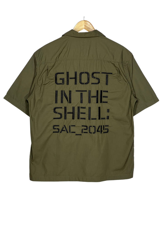 2020 Ghost in the Shell x GU Embroidered Military S/S Shirts