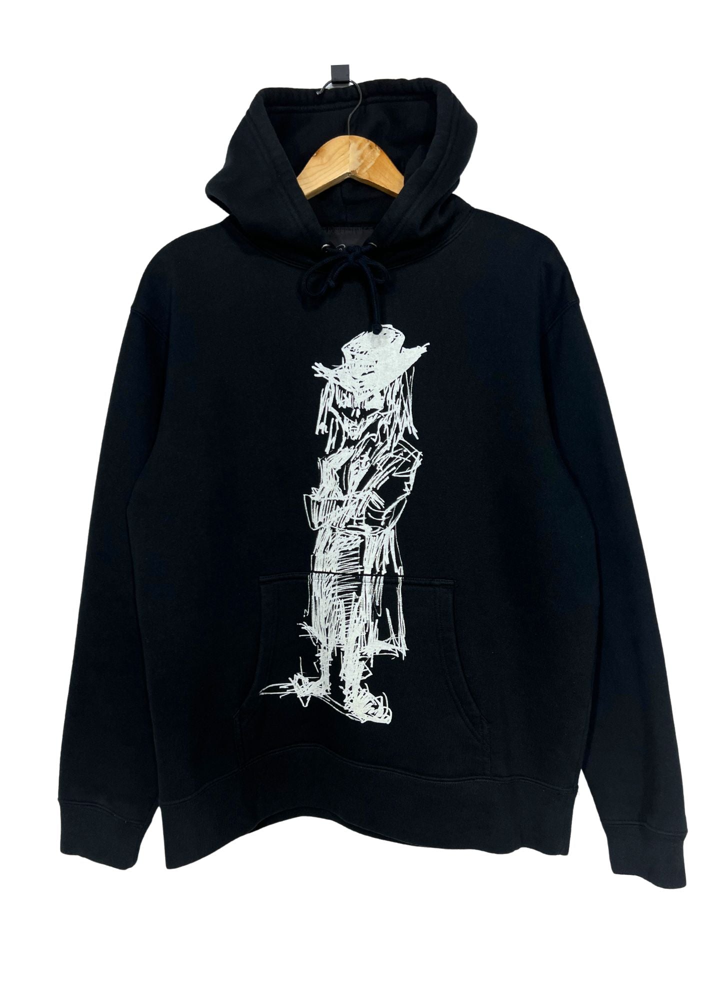 2016 Yohji Yamamoto POUR HOMME x Yuuka Asakura Painting and Weaving Opportunity Exhibition Limited Hoodie