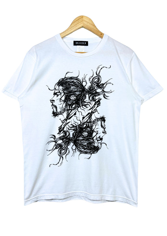 2009 Vagabond x BEAMS 'Musashi' Embroidered T-shirt (M)