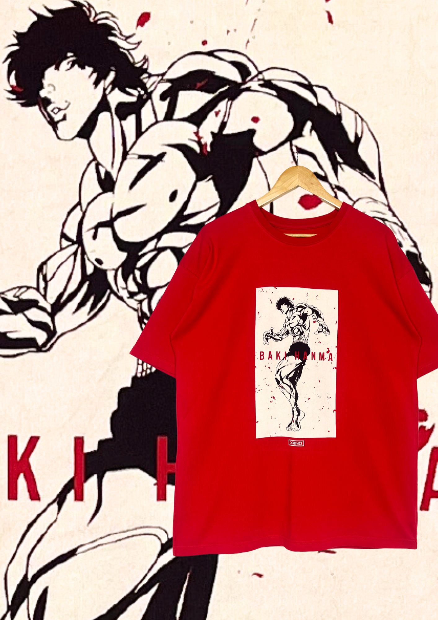 2020 Baki The Grappler x Xeno Baki Hanma T-shirt
