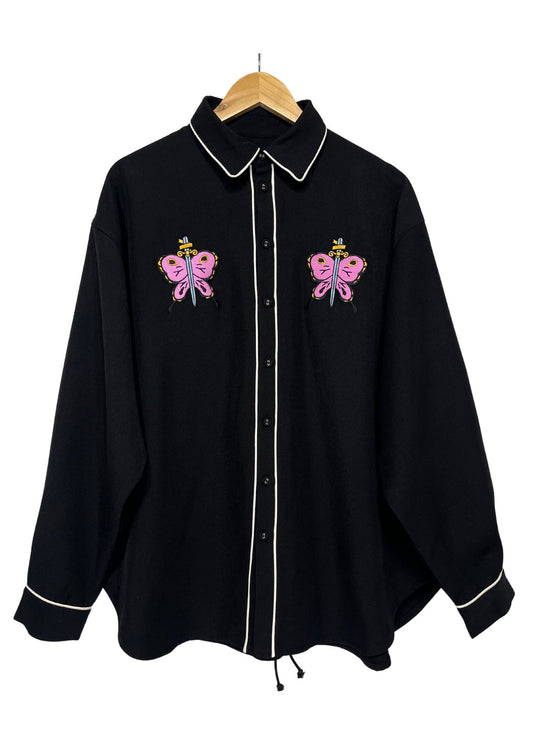 Jojo's Bizarre Adventure x Jouetie Stone Ocean Back Lace-Up Long Sleeve Shirt