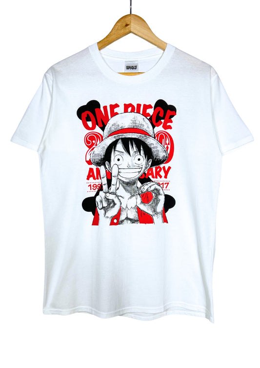 2017 One Piece x Shonen Jump Weekly Magazine Lottery Limited 20th Anniversary T-shirt
