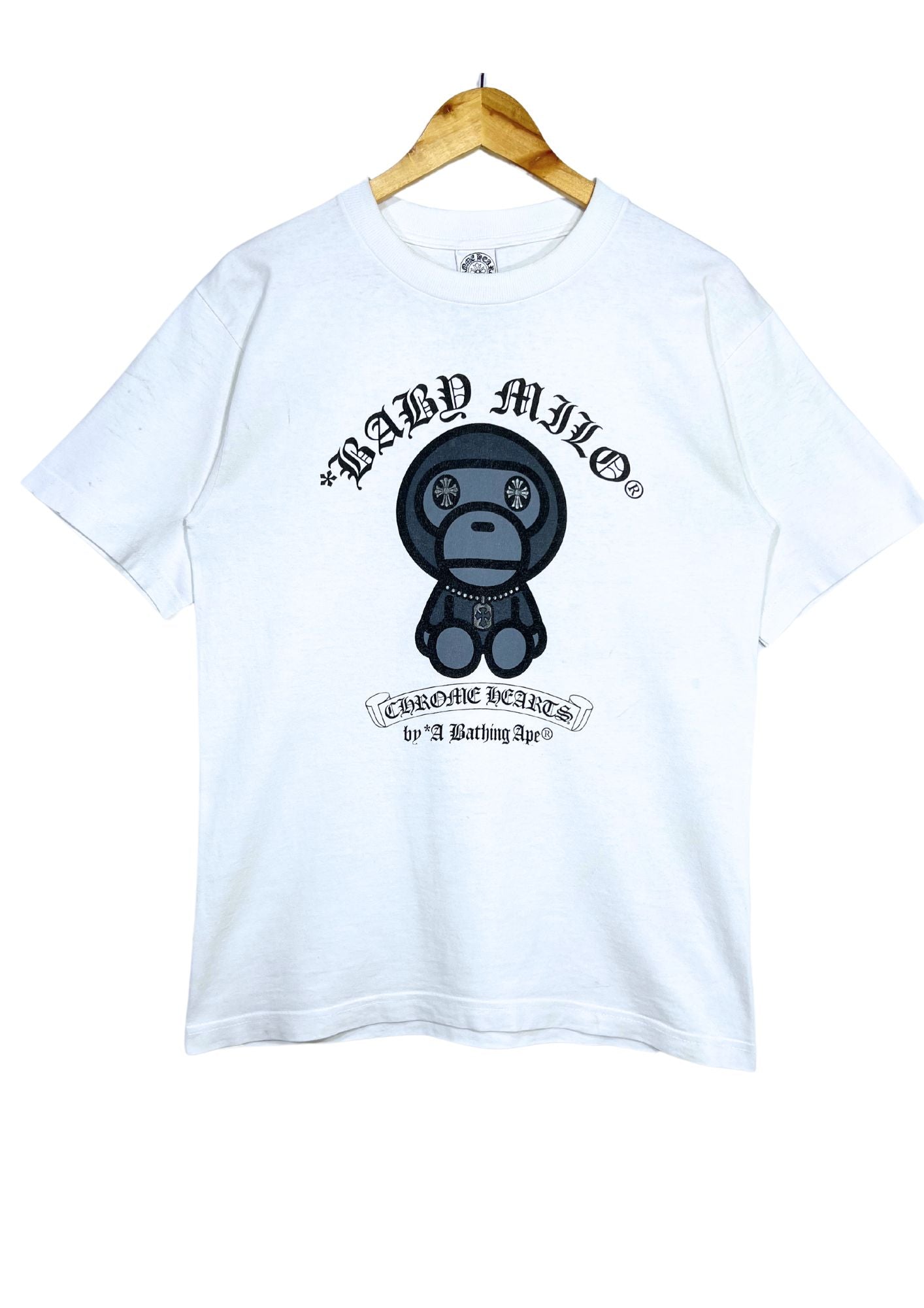 2009 Chrome Hearts x A BATHING APE BABY MILO 'Baby Milo' T-shirt (M)