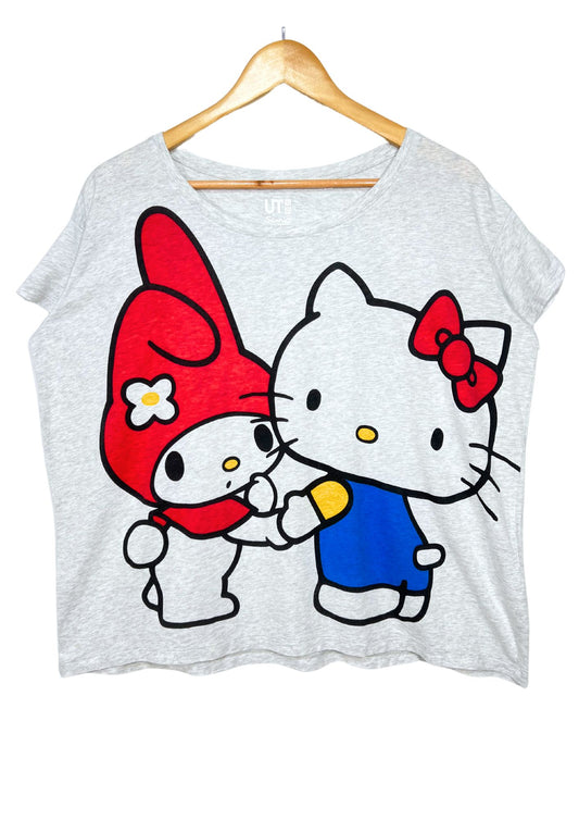 2010s Hello Kitty x UT 'Hello Kitty and My Melody' Oversize Boxy T-shirt