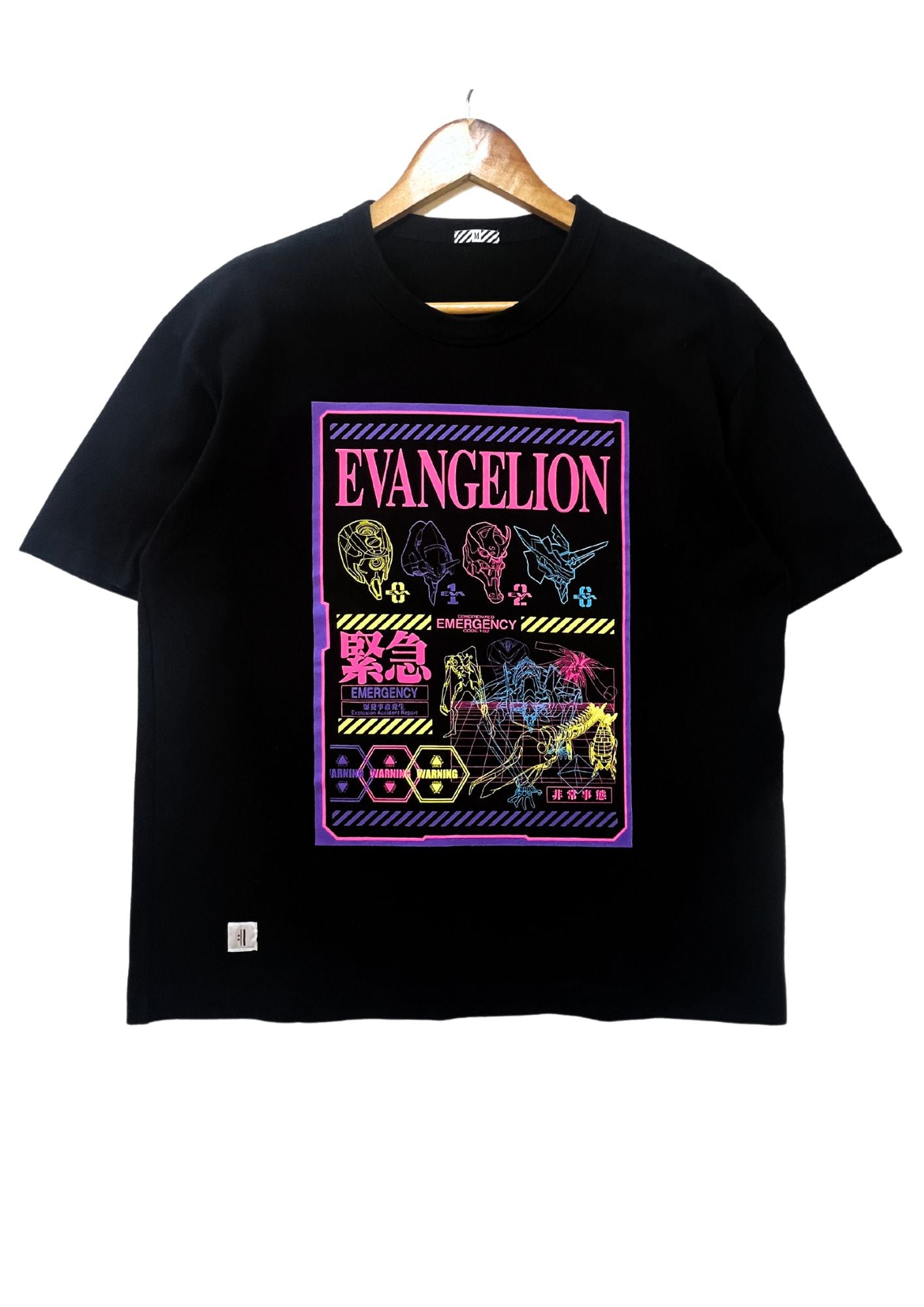 2020 Neon Genesis Evangelion x GU 'Emergency Code' T-shirt (M)