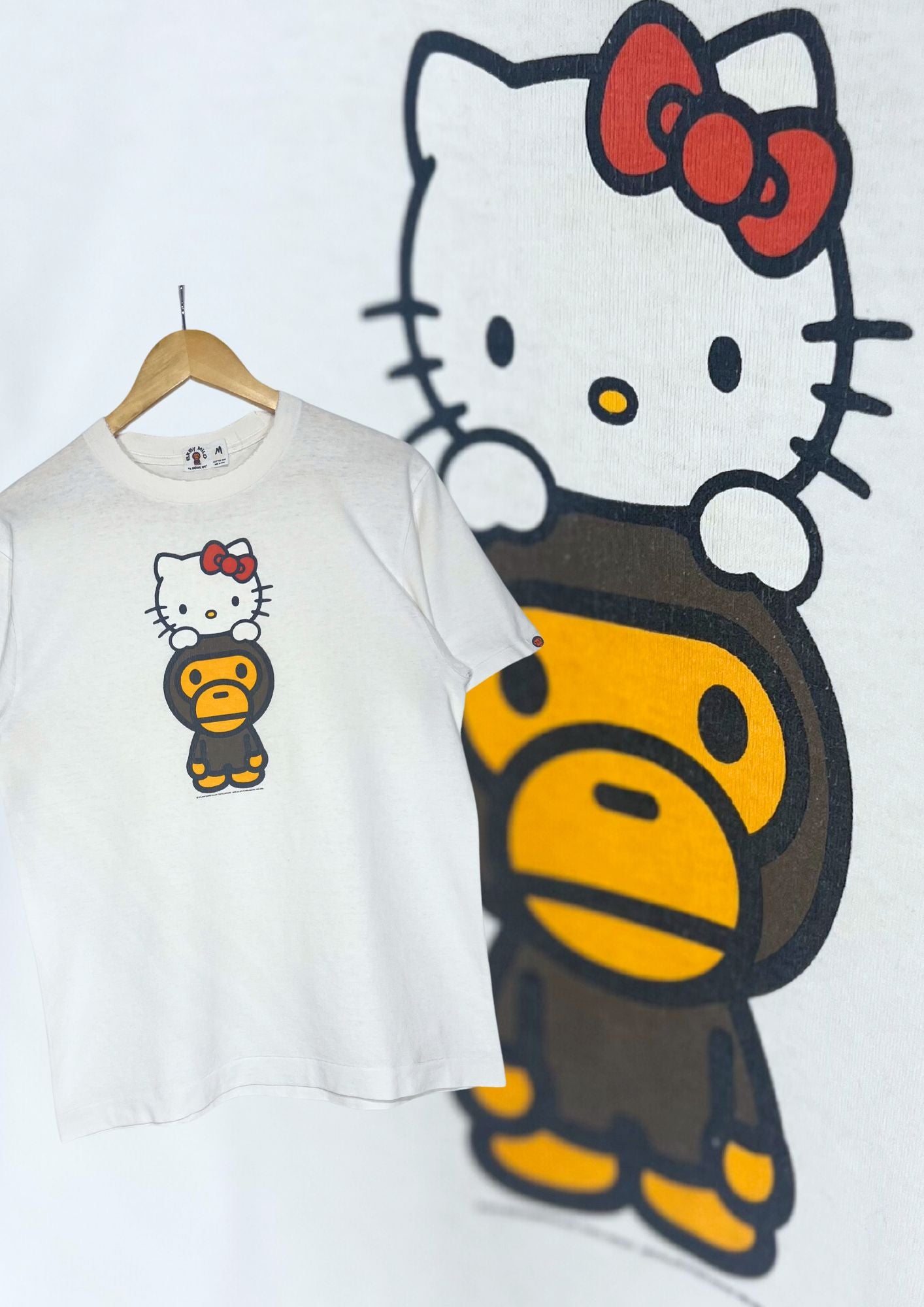 Hello Kitty x A Bathing Ape Baby Milo Vintage T-shirt