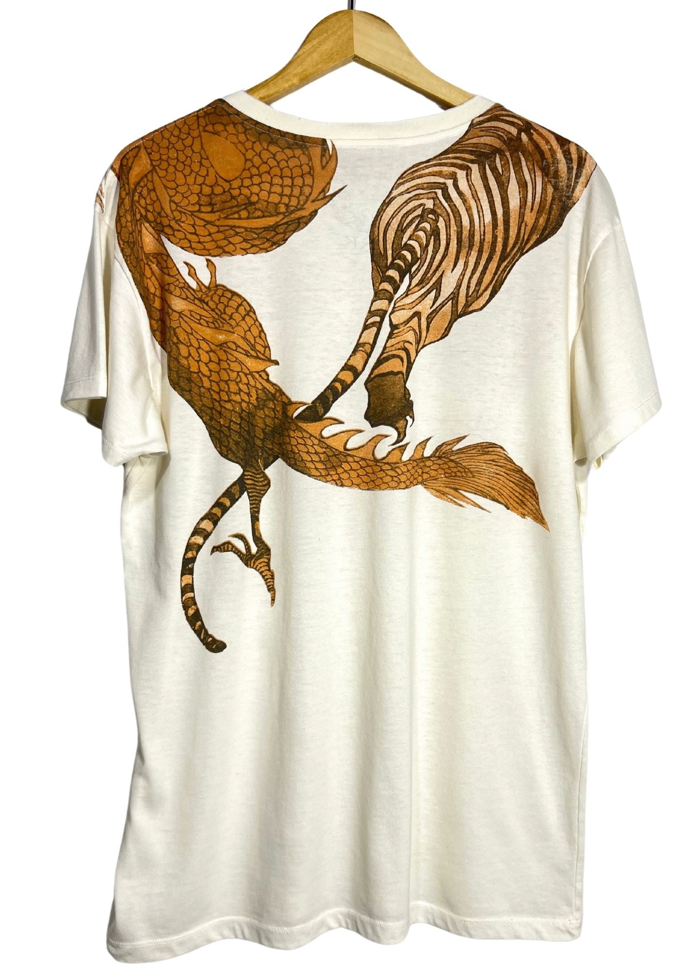 Japanese art WORK 'Tiger and Dragon' T-shirt