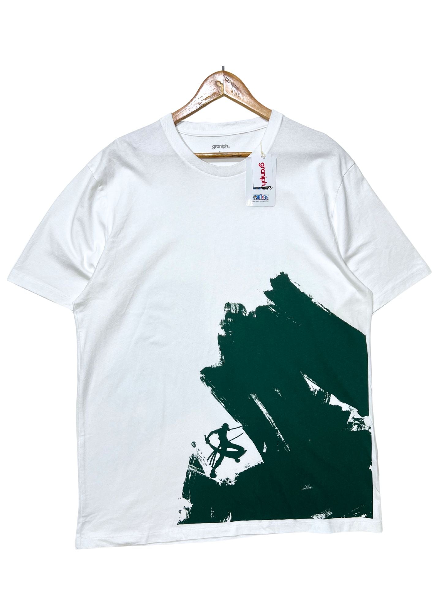 2024 One Piece x graniph 'Zoro and Eagle Eye' T-shirt (L-XL)